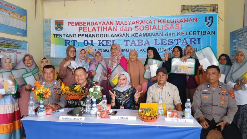 Bhabinkamtibmas Polres Lubuk Linggau, Babinsa, dan Lurah Gelar Sosialisasi Menciptakan Lingkungan yang Aman, Tertib, dan kondusif