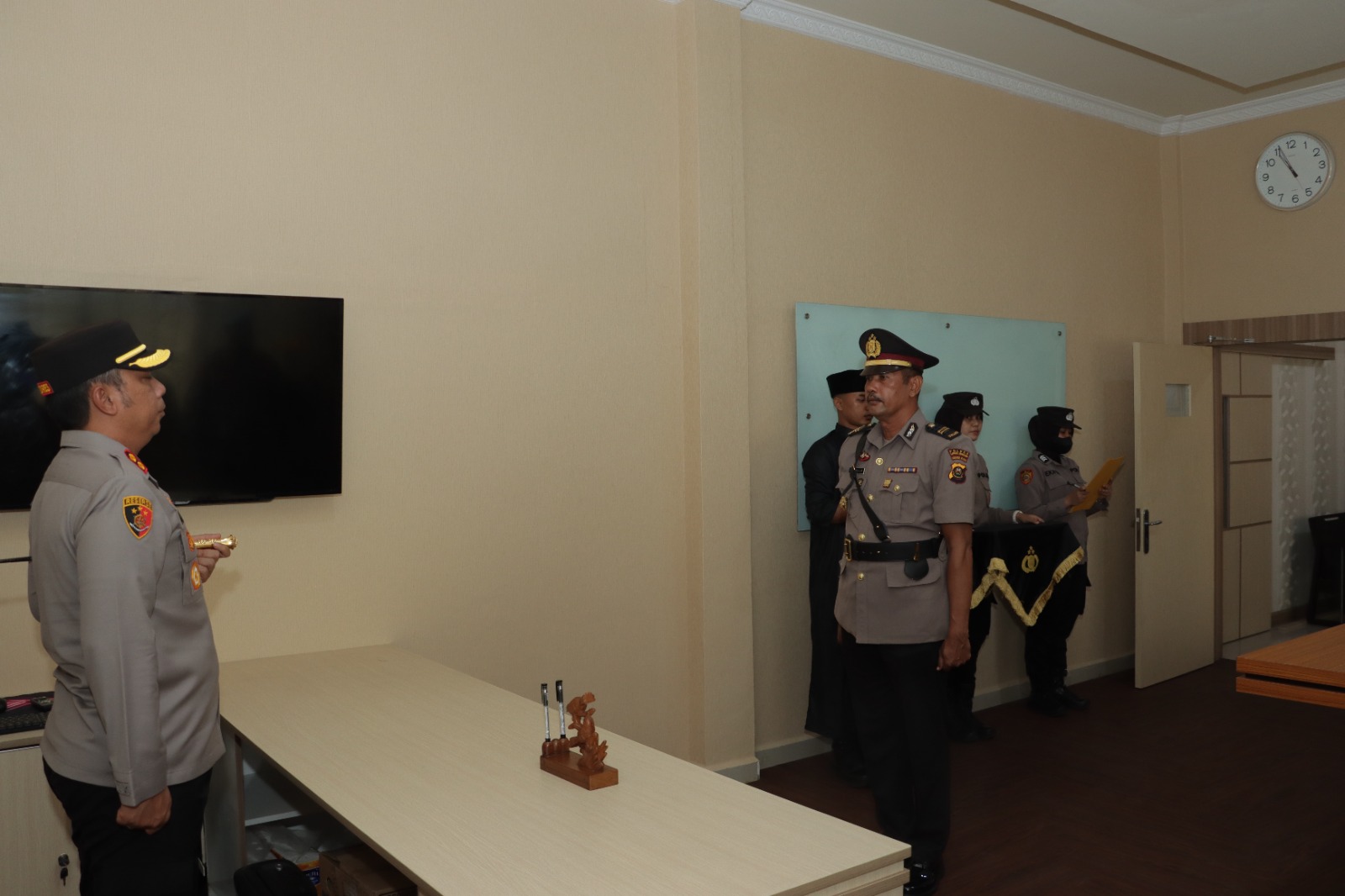 Iptu Rahmat Dalimunte Secara Resmi Dikukuhkan sebagai PS Kasiwas Polres Lubuk Linggau