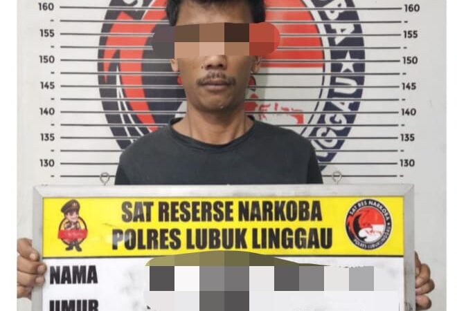 Informasi Akurat Dari Masyarakat Aktivitas Mencurigakan, Petugas Tim Opsnal Satuan Reserse Narkoba Polres Lubuklinggau Berhasil Meringkus ASH 
