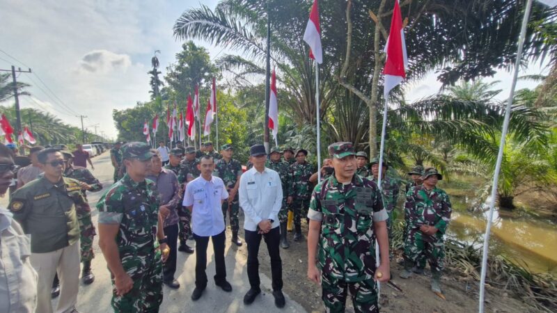 Pangdam I/BB Tinjau Jembatan Aramco, Pastikan Manfaat Jangka Panjang bagi Warga Hinai