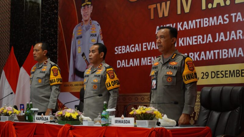 Polda Sumsel Gelar Opsnal Triwulan IV T.A. 2025, Kapolres Lubuklinggau Didampingi Kabagops Hadiri Kegiatan
