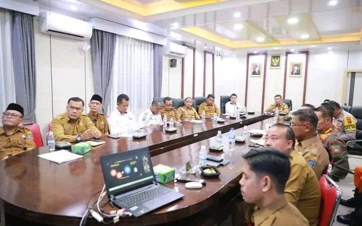 Wakil Bupati Ikuti Rakor Nasional Antisipasi momen Natal 2025 dan Tahun Baru 2026