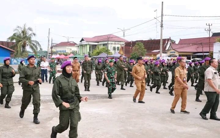 Wakil Bupati Katamso Hadiri Penutupan Diksar Menwa Sultan Thaha Jambi XVII