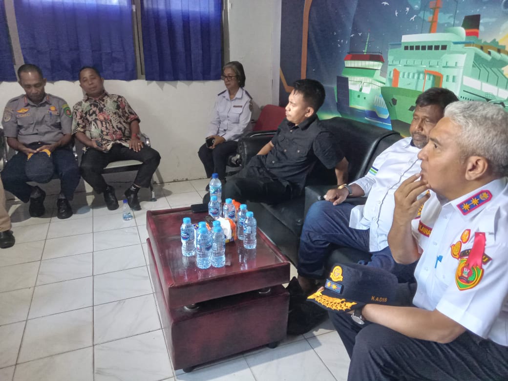 Komisi III DPRD Maluku Tinjau Sejumlah Pelabuhan Jelang Nataru