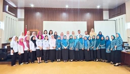 PERKUAT SINERGI, KETUA TP-PKK LABUHANBATU PIMPIN RAKOR PROGRAM KERJA LINTAS SEKTORAL