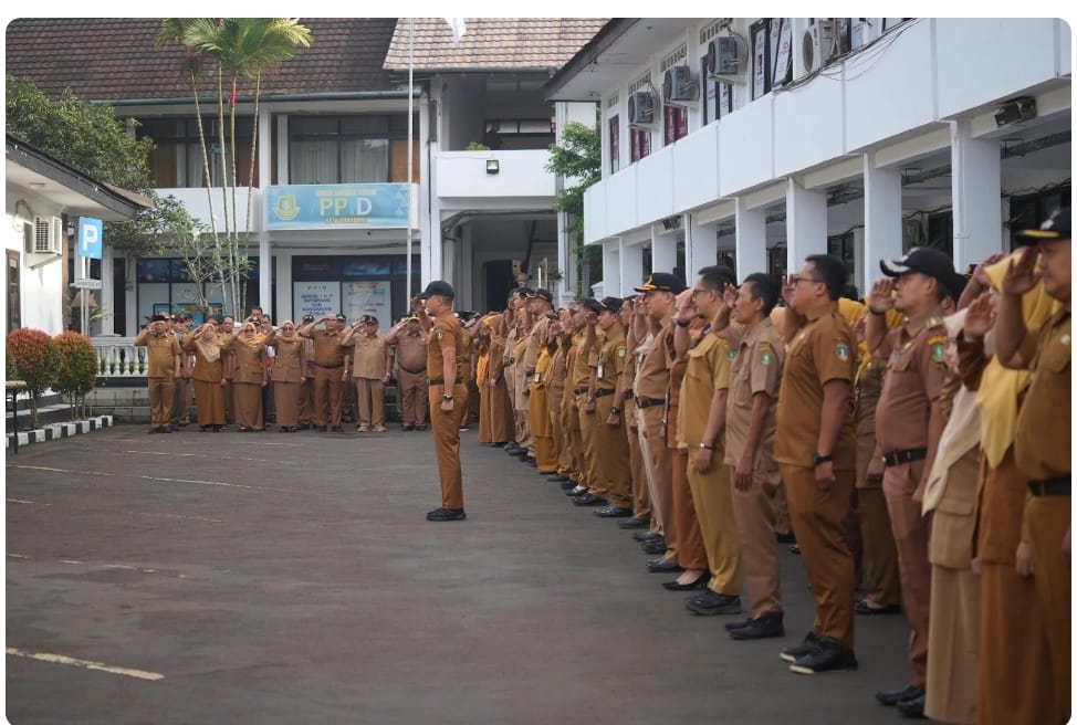 Apel Perdana Tahun 2026 , Walikota Sukabumi Berharap Untuk Segala Bidang Pelayanan Terhadap Masyarakat Agar Semakin Lebih Baik