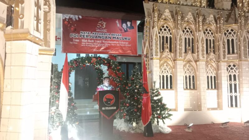 Perayaan Natal Keluarga Besar PDIP Maluku