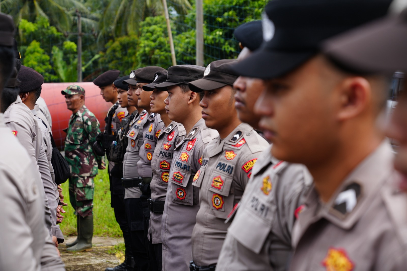 Kapolres pimpin Pengamanan Unjukrasa di Desa Bungur raya “Tuntut Perangkat Desa yang Tak Bermoral Mundur,” Aksi Berakhir Kondusif