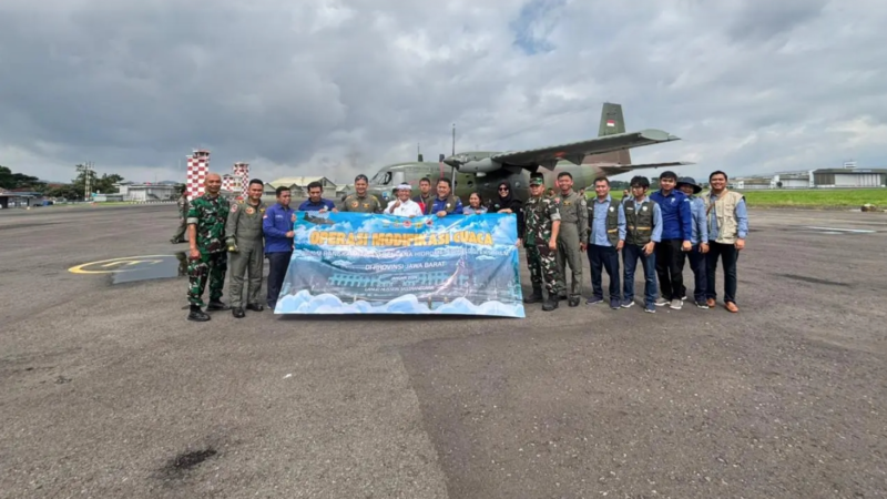 Cegah Cuaca Ekstrem, BMKG dan Pemprov Jabar Gelar OMC hingga 29 Januari 2026