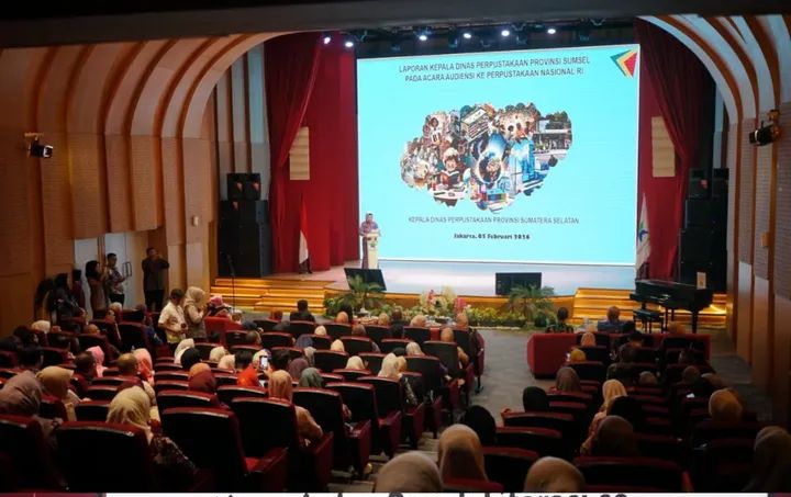 H. Riza Novianto Gustam Bapak Literasi Musi Rawas Hadir Kegiatan Audiensi yang Diselenggarakan oleh Perpustakaan Nasional Republik Indonesia