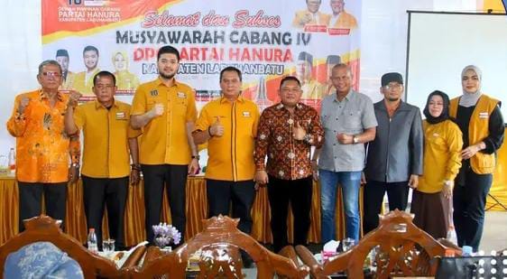 WABUP LABUHANBATU HADIRI MUSCAB IV PARTAI HANURA