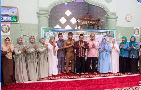 WABUP LABUHANBATU AJAK MASYARAKAT SUCIKAN DIRI JELANG RAMADHAN DALAM WIRID YASIN AKBAR DI KECAMATAN BILAH HULU