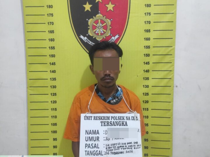 Kanit Reskrim Polsek Na IX-X Iptu Iskandar Muda Sipayung Tiada Ampun Bagi Penyalahgunaan Narkotika, 1,45 Gram Sabu Di Amankan Dari Pelaku