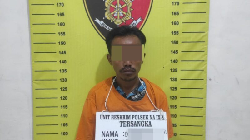 Kanit Reskrim Polsek Na IX-X Iptu Iskandar Muda Sipayung Tiada Ampun Bagi Penyalahgunaan Narkotika, 1,45 Gram Sabu Di Amankan Dari Pelaku