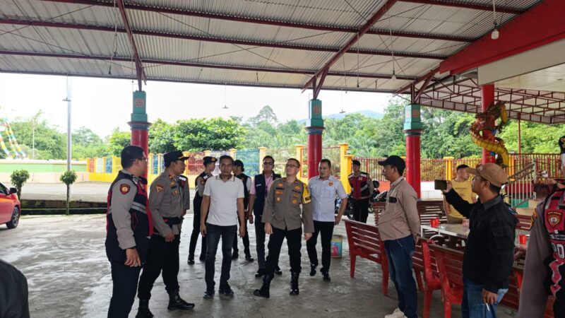Polres Lubuklinggau Monitoring Intensif di Titik-Titik Vital Rangka, Perayaan Tahun Baru Imlek 2026 Berjalan Dengan Aman