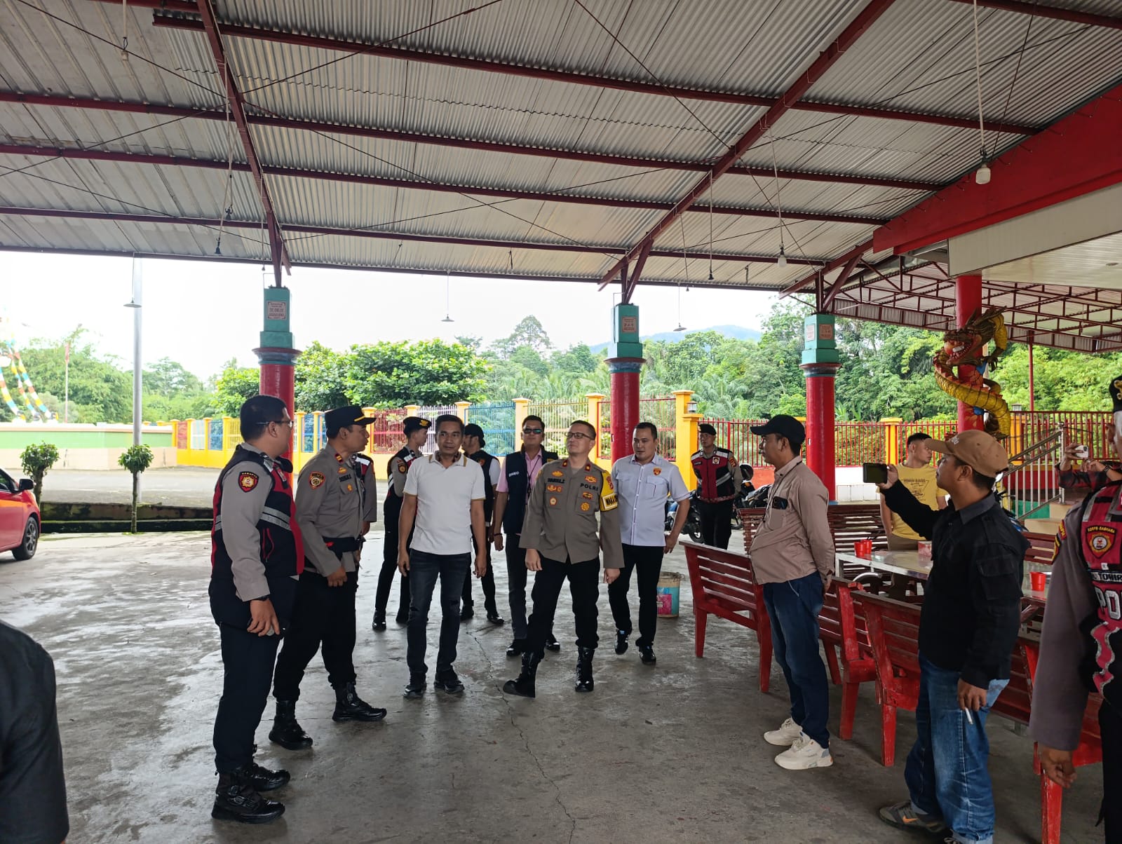 Polres Lubuklinggau Monitoring Intensif di Titik-Titik Vital Rangka, Perayaan Tahun Baru Imlek 2026 Berjalan Dengan Aman