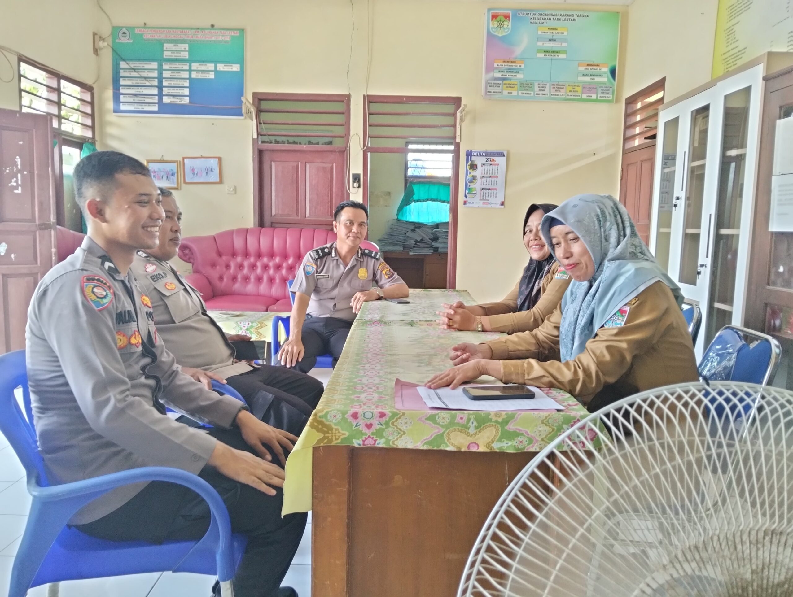 Perkuat Pengamanan Swakarsa Dengan Masyarakat, Sat Binmas Polres Lubuklinggau Sambang Dan Sosialisasi ke Forum Kemitraan Polri 