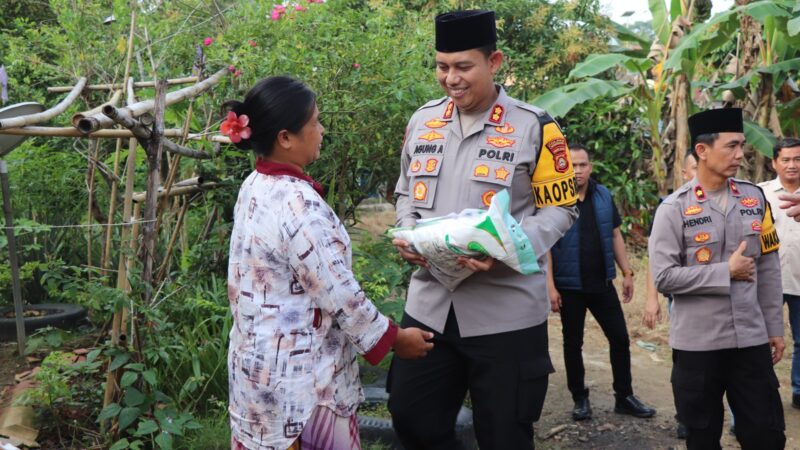 Kapolres Bersama Satreskrim Polres Musi Rawas Salurkan Sembako ke Panti Asuhan dan Door to Door Kerumah Warga Hingga Bagikan Takjil