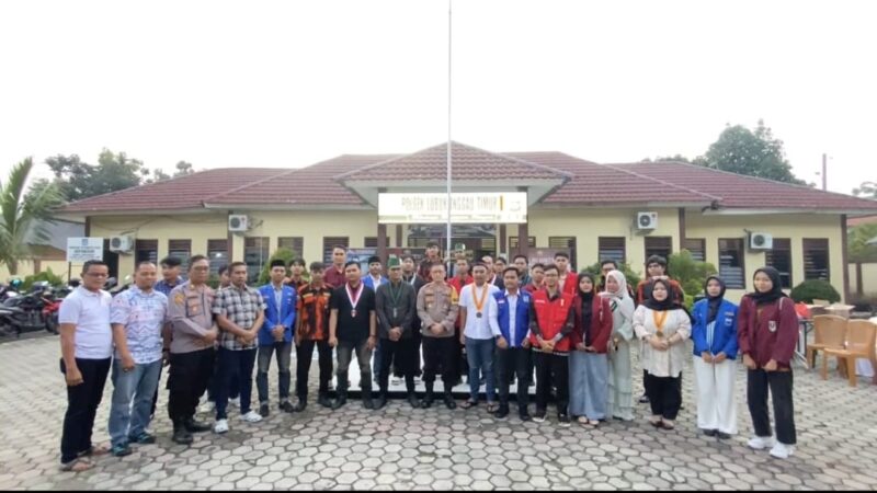 Silaturahmi Kolaborasikan Aksi Sosial dan dialog Polsek Lubuklinggau Timur Bersama Organisasi Kemasyarakatan Pemuda 