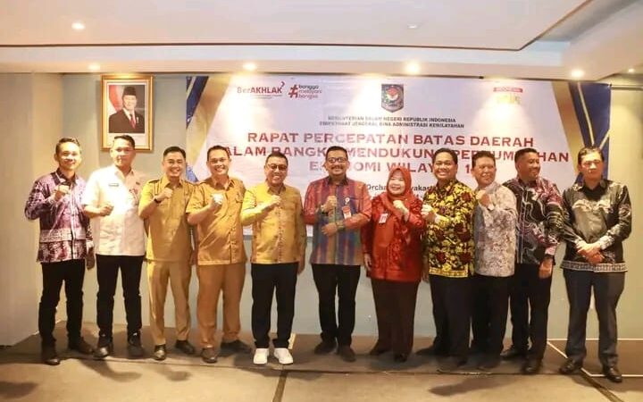 Rapat Batas Daerah Tanjab Barat–Tanjab Timur Hasilkan Kesepakatan ke TPBD Pusat