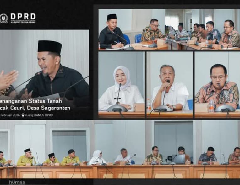 Ketua DPRD Kabupaten Sukabumi Pimpin Audiensi mengenai penanganan status tanah di Kampung Puncak Ceuri, Desa Sagaranten