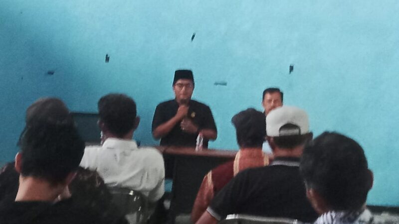 Serap Aspirasi Masyarakat, Dede Supratman Lakukan Reses di Gedung KNPI