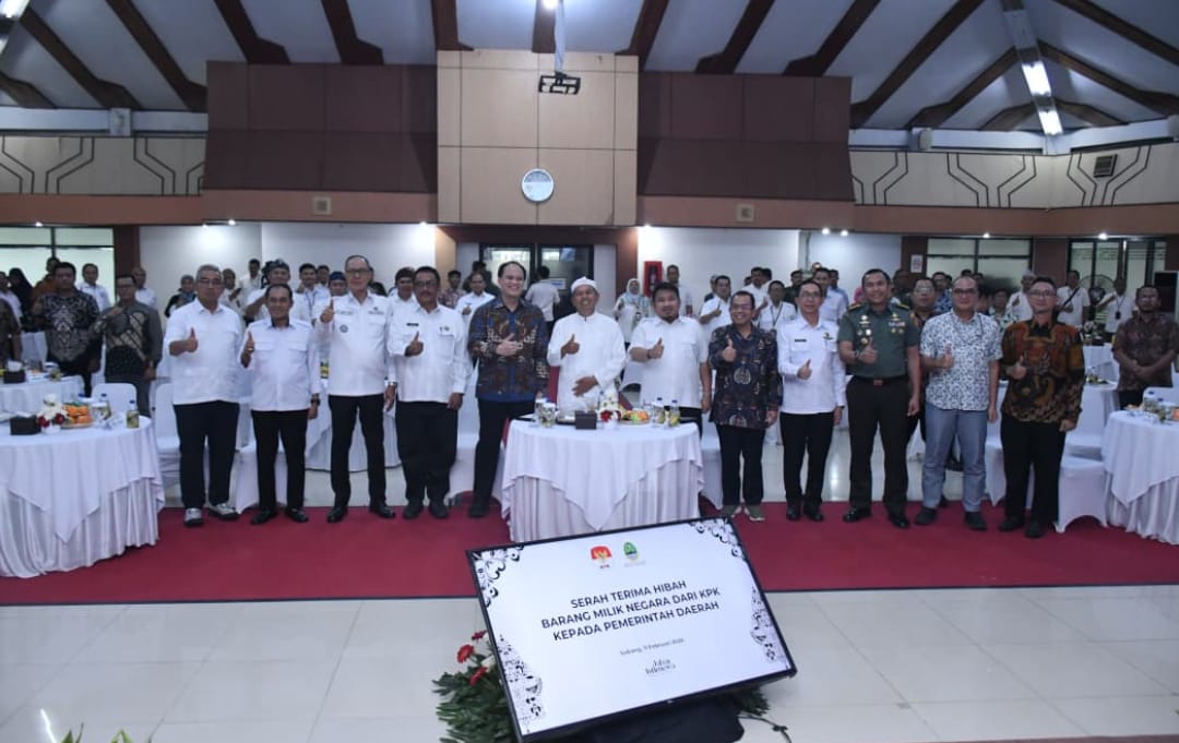 Wali Kota Sukabumi Ayep Zaki Terima Hibah 15 Bidang Tanah Hasil Rampasan Tindak Pidana Korupsi dari KPK RI senilai Rp9 miliar