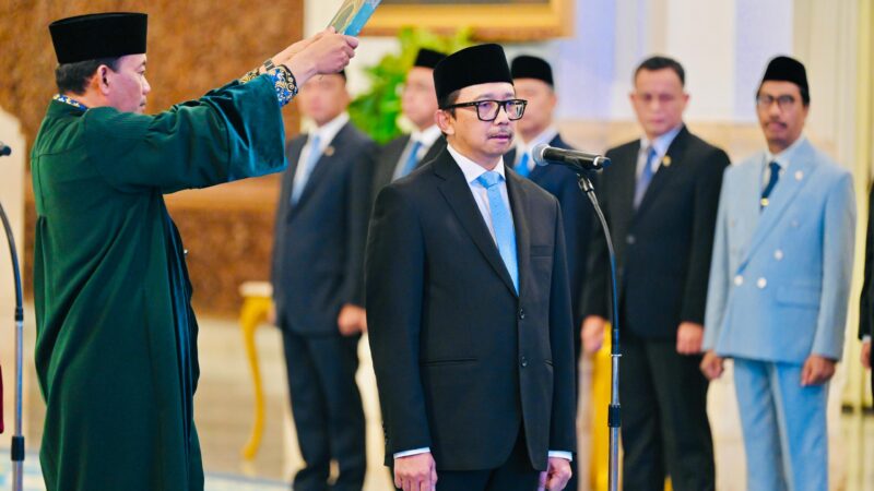 Presiden Ambil Sumpah Juda Agung sebagai Wakil Menteri Keuangan