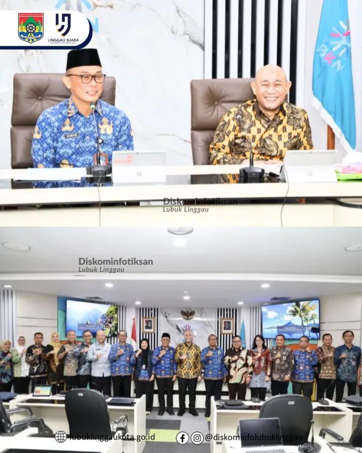 Kesiapan Sistem, Data, dan Kebijakan Pengelolaan ASN Berbasis Merit Wali Kota Lubuk Linggau Kunker ke BKN 