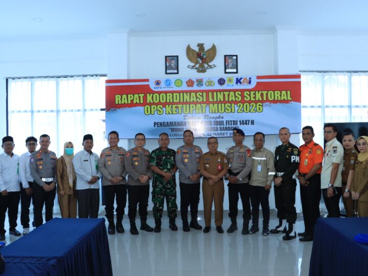 Kapolres Lubuk Linggau Bersama jajaran Forkopimda Melakukan Rakor Pemetaan Dan Koordinasi Keamanan , Jelang Lebaran Idul Fitri 