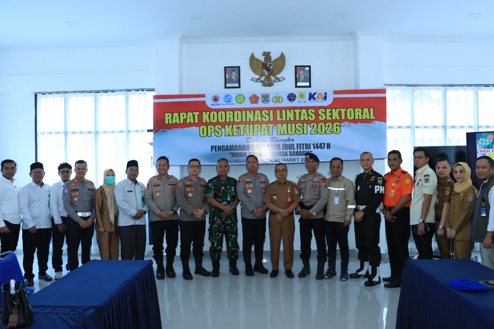 Kapolres Lubuk Linggau Bersama jajaran Forkopimda Melakukan Rakor Pemetaan Dan Koordinasi Keamanan , Jelang Lebaran Idul Fitri 