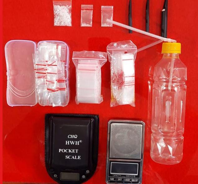 Tertangkap Basah Saat Menimbang Barang Haram , Warga Siring Agung Berhasil Ditangkap Satres narkoba Polres Lubuklinggau 