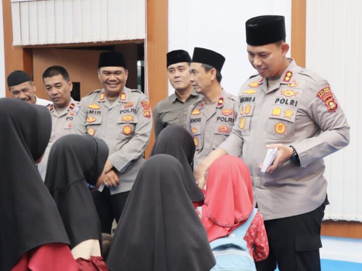 Ramadhan Penuh Berkah, Polres Musi Rawas Buka Puasa Bersama Anak Yatim dan Kaum Dhuafa, Serta Salurkan Santunan 