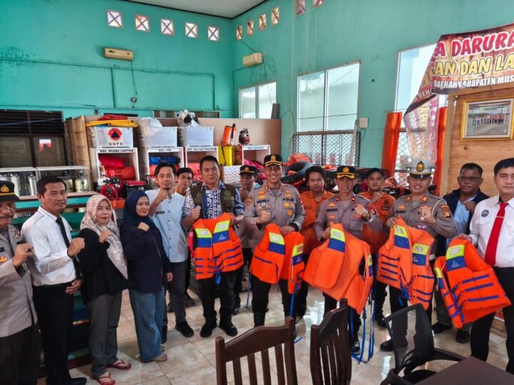 Kapolres Musi Rawas Kunjungi BPBD, Bahas Kesiapan Penanggulangan Bencana Jelang Idul Fitri