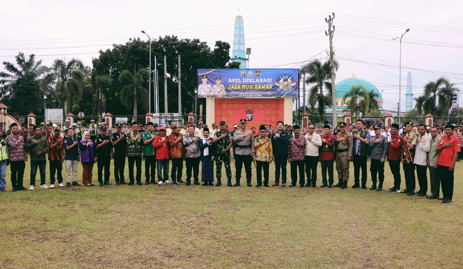 Tingkatkan Situasi Kamtibmas, Polres Musi Rawas Bersama Forkompinda dan Intansi Terkait Gelar Apel Deklarasi Jaga Musi Rawas 