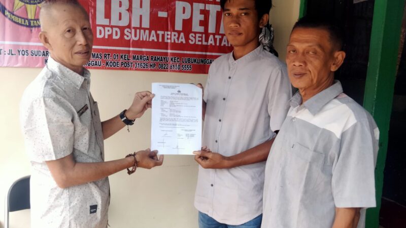 Cari Keadilan, Warga Tugumulyo Minta LBH PETA Dampingi Kasusnya di Polres Lubuk Linggau