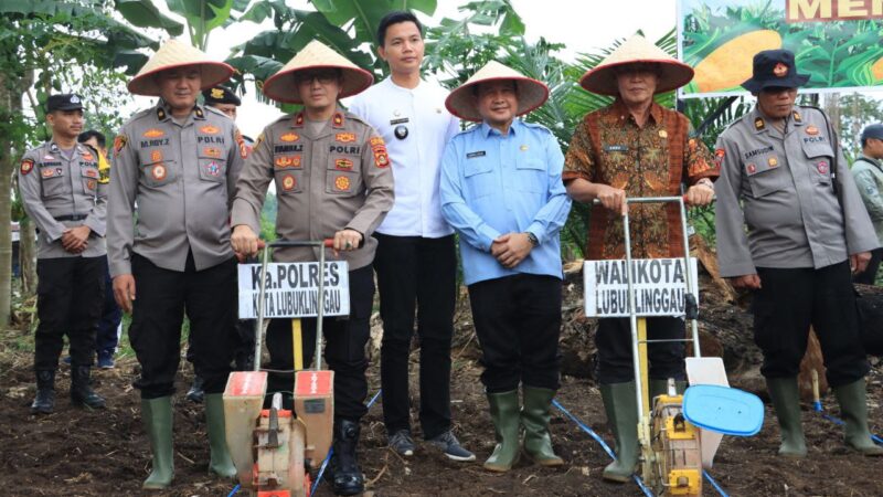 Polres Lubuk Linggau Gelar Tanam Raya kuartal 1 2026, Mendukung Swasembada Pangan