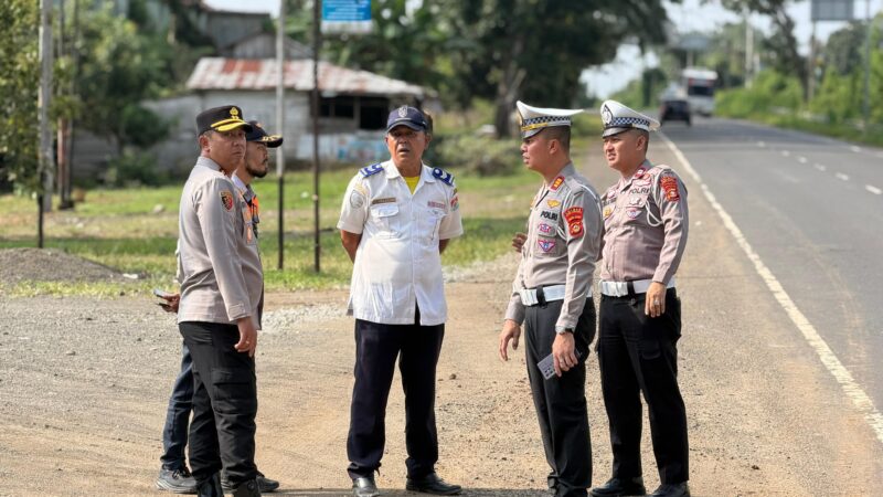 Pastikan Kelancaran Arus Mudik Menjelang Perayaan Idul Fitri 1447 H, Kapolres Lubuk Linggau AKBP Adithia Bagus Arjunadi, turun langsung ke lapangan 