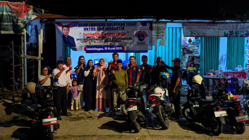 Silaturahmi Buka Bersama IWOI Lubuklinggau, Wakil Ketua Tegaskan Komitmen Bangun Organisasi dan Perkuat Solidaritas Jurnalis