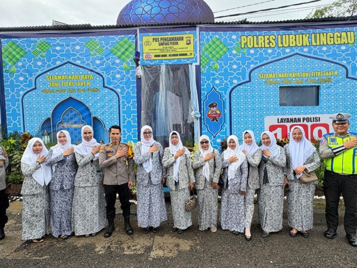 IBI LUBUK LINGGAU MENGHADIRI DI POSPAM UNTUK MEMBERI SPORT DUKUNGAN KEPADA PETUGAS DI POSPAM