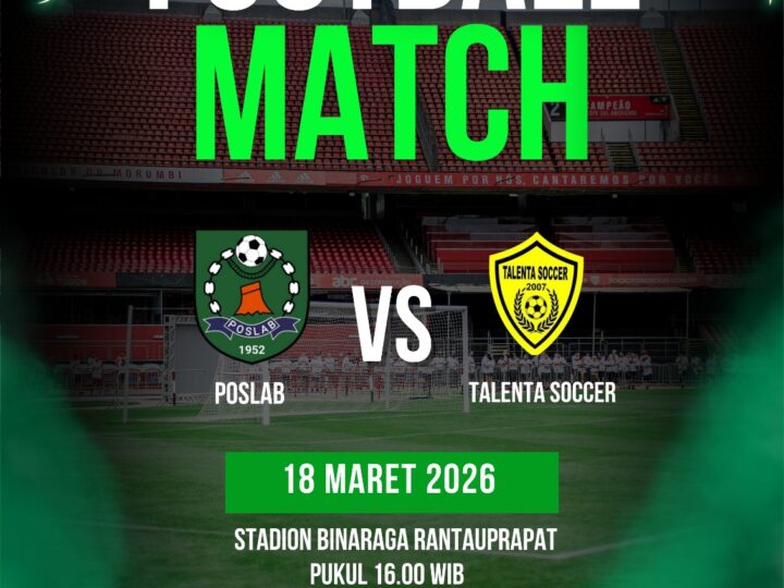 Liga Uji Coba Persiapan Liga 4 : Poslab Hantam Talenta Soccer 3-1   