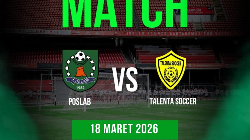 Liga Uji Coba Persiapan Liga 4 : Poslab Hantam Talenta Soccer 3-1   