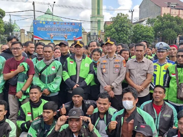 Kumpul Bareng Ojek Online” Dalam Rangka Mendukung Keselamatan Berlalu Lintas di Kota Lubuk Linggau
