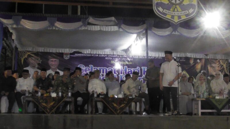 Sambut Hari Raya Idul Fitri 1 Syawal 1447 H. Dihadiri Kapolres Lubuk Linggau, Walikota Bersama Unsur Forkopimda