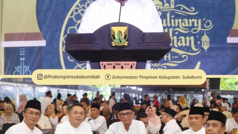 Bupati Sukabumi hadiri Dan Buka Acara Bazaar Cullinary Ramadhan 1447 H