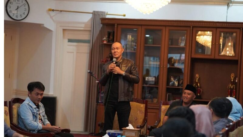 Wali Kota Sukabumi, H. Ayep Zaki, menggelar Acara Silaturahmi Sekaligus Buka Puasa Bersama DenganPpara Insan Pers