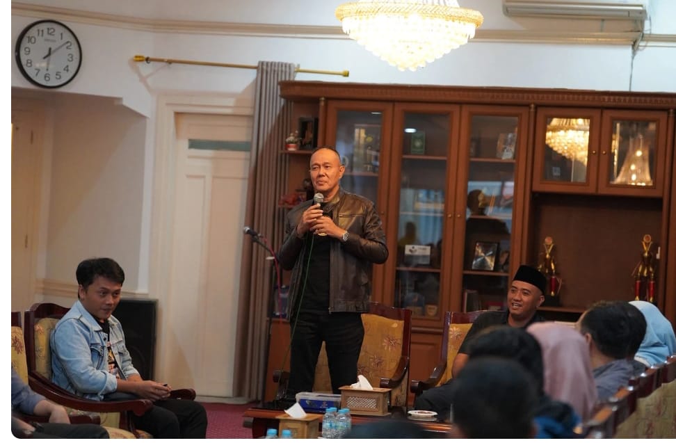 Wali Kota Sukabumi, H. Ayep Zaki, menggelar Acara Silaturahmi Sekaligus Buka Puasa Bersama DenganPpara Insan Pers