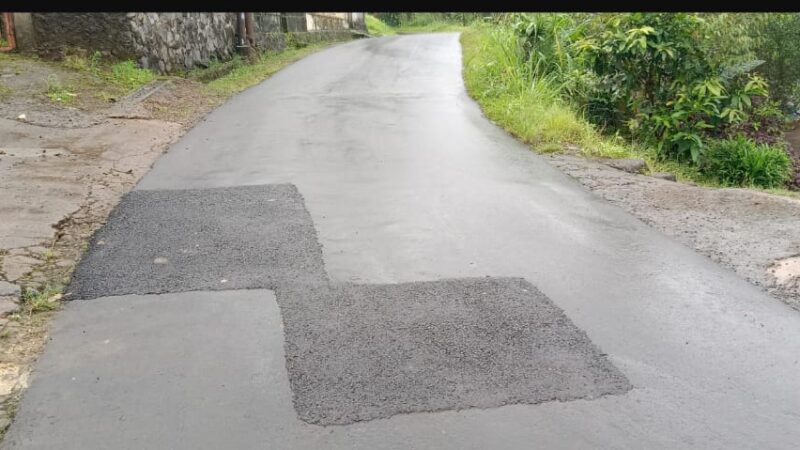 Warga Desa Cipetir Kadudampit Apresiasi Kinerja Dinas PU.Kab.Sukabumi