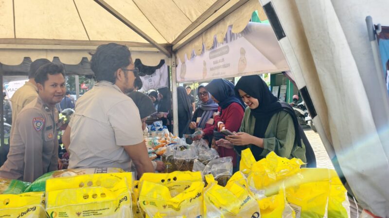 Bantu Stabilkan Harga Pangan Polres Pangandaran Gelar Gerakan Pangan Murah, yang Ke Dua kalinya menjelang idul Fitri 1447 H.