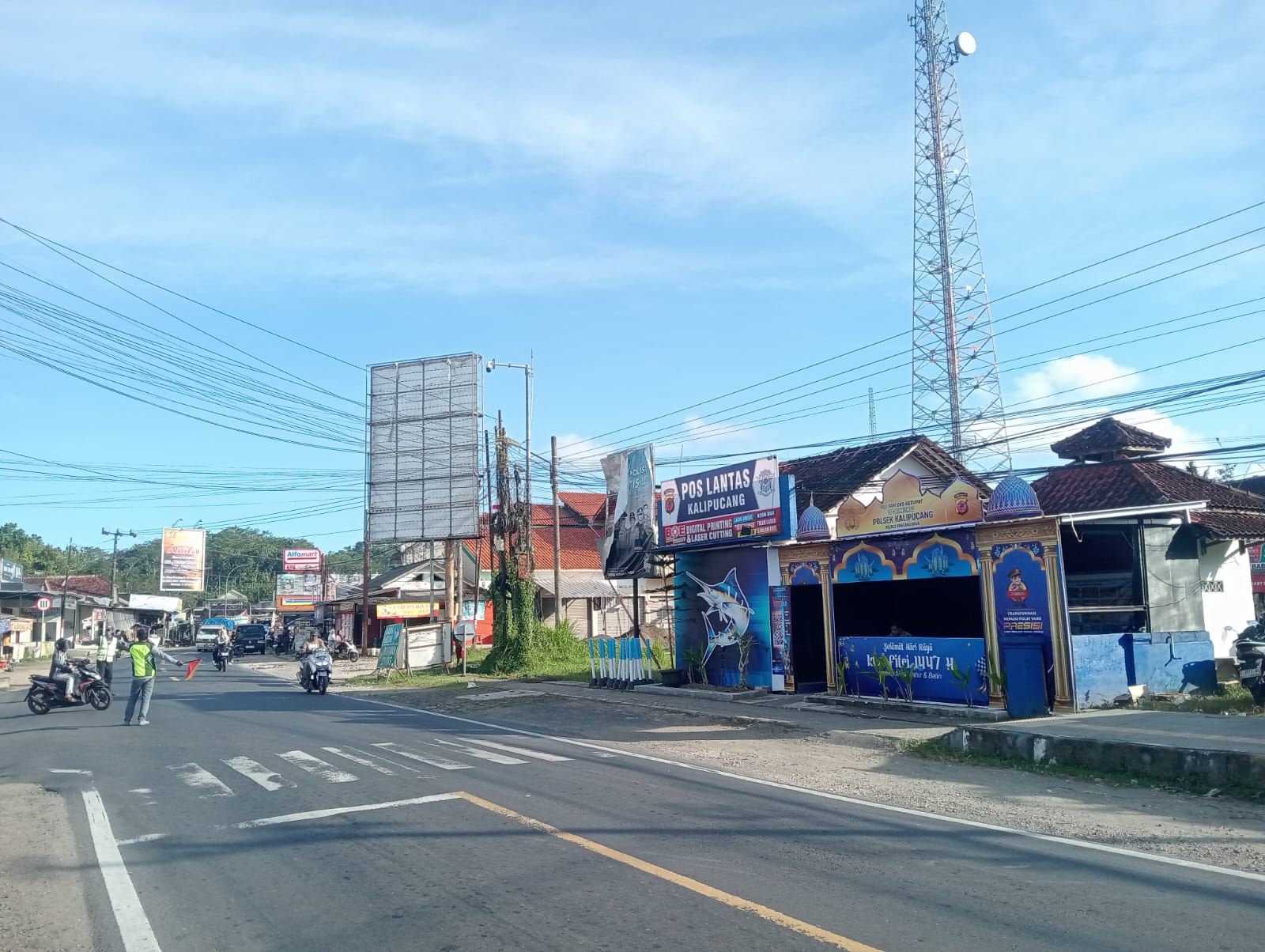 Pos Pengamanan PanciMas Polres Pangandaran di Perbatasan Jabar_Jateng, hadirkan mudik aman dan nyaman bagi pemudik